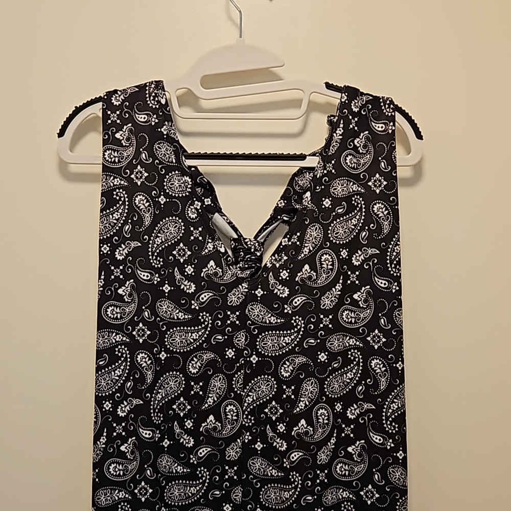 Paisley Racerback Jumpsuit - Picture 2 of 8